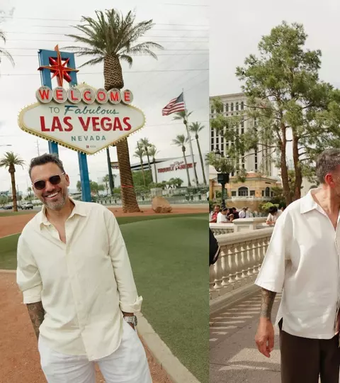 Chef Ștefan Popescu, aventură americană la 50 de ani! Imaginile spectaculoase publicate alături de soția sa în vacanța din las Vegas