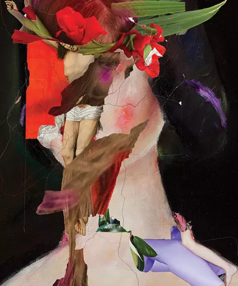 (P) “Tăietura perfectă”, un dialog-experiment între pictorul Ştefan Câlţia şi designerul Valentina Vidraşcu 