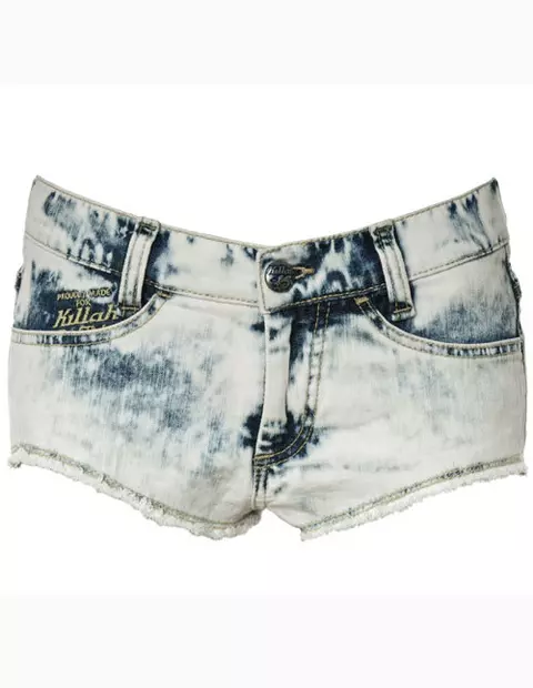 Pantaloni scurti, din denim, Killah