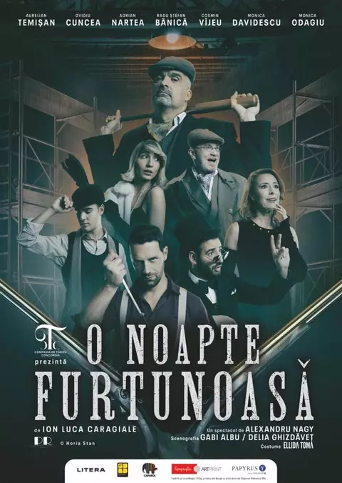 „O noapte furtunoasă” la Compania de teatru Concordia are a doua reprezentație pe 23 ianuarie