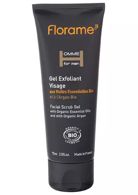 Gel exfoliant pentru fata Homme Florame