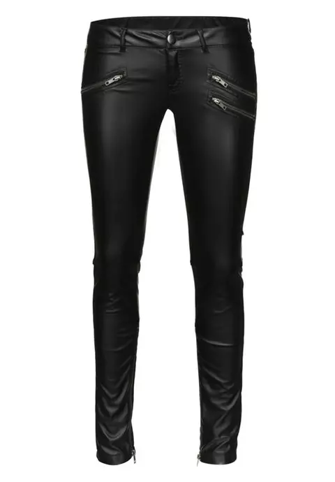 Pantaloni din piele ecologica, New Yorker