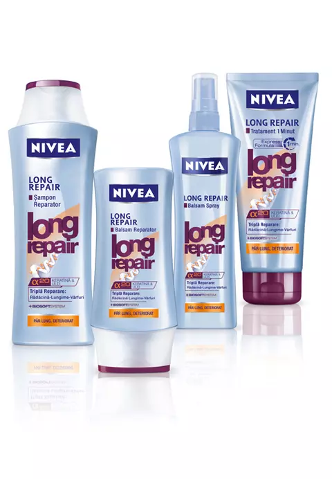 Noua gama de ingrjire a parului LONG REPAIR de la NIVEA