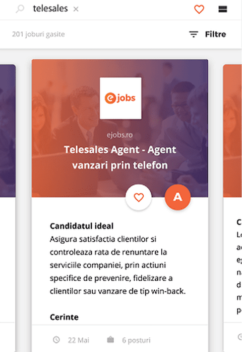 eJobs lansează cea mai fresh aplicație de joburi
