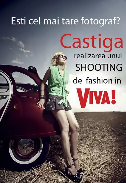 Esti cel mai talentat fotograf? Castiga realizarea unui shooting Viva!