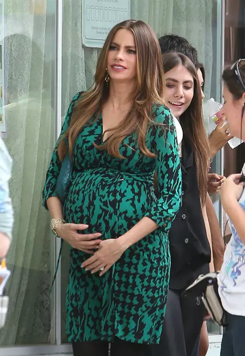 Sofia Vergara, insarcinata pe platourile de filmare 