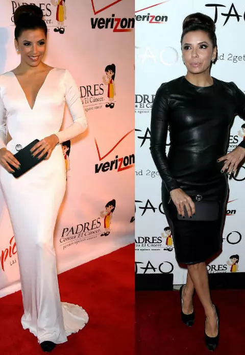 Eva Longoria, diva in alb si negru