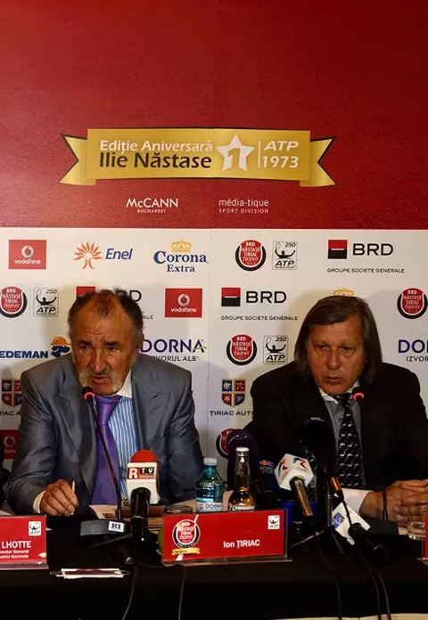Ilie Năstase şi Ion Ţiriac denumesc noul trofeu al celui mai important turneu de tenis din România   