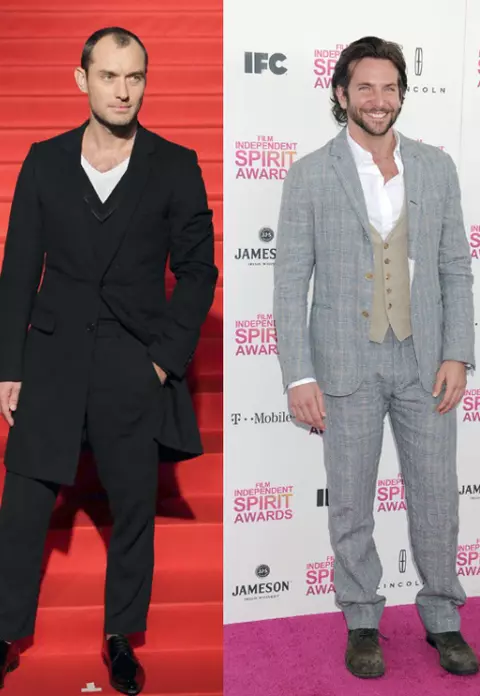 Bărbaţi hot la Hollywood: Bradley Cooper şi Jude Law