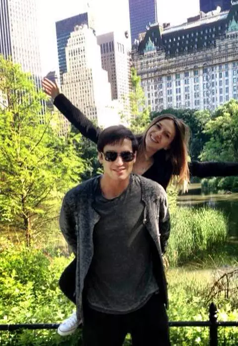Adela Popescu şi Radu Vâlcan, vacanţă la New York 