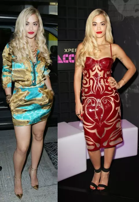 RITA ORA, două ţinute super hot în aceeaşi zi 