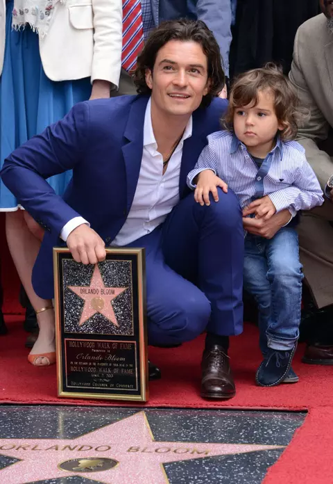 Orlando Bloom – Are stea pe Walk of Fame şi cel mai adorabil copil