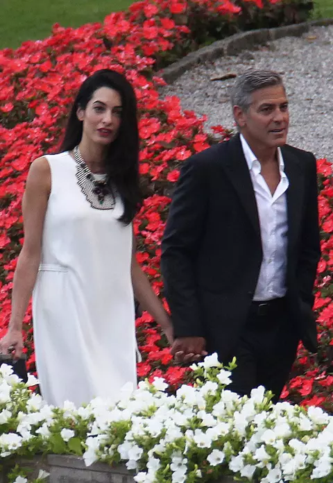George Clooney şi iubita sa, la cină cu părinţii actorului