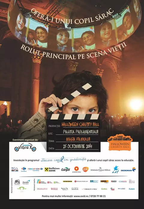 Halloween Charity Ball revine în sprijinul educației copiilor săraci din România!