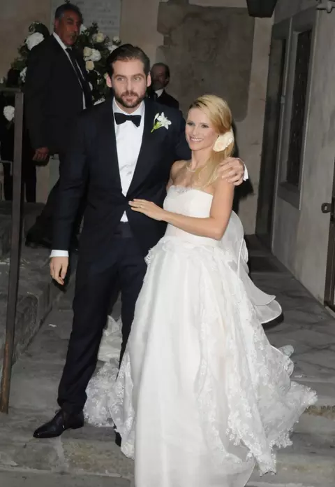 Michelle Hunziker, fosta soţie a lui Ramazzotti, s-a căsătorit