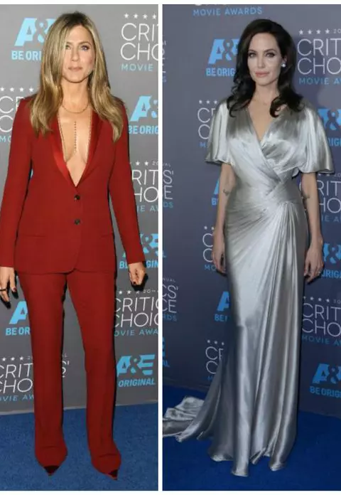 Angelina Jolie şi Jennifer Aniston - Faţă-n faţă la aceeaşi gală dupa 6 ani