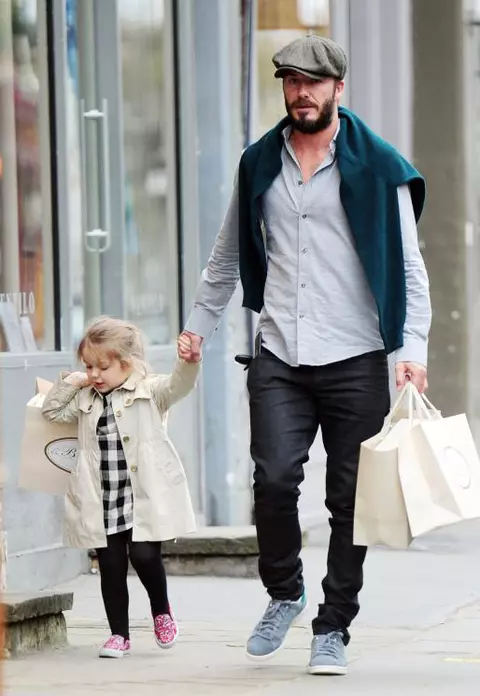 David Beckham, desemnat cel mai bun tată din Marea Britanie