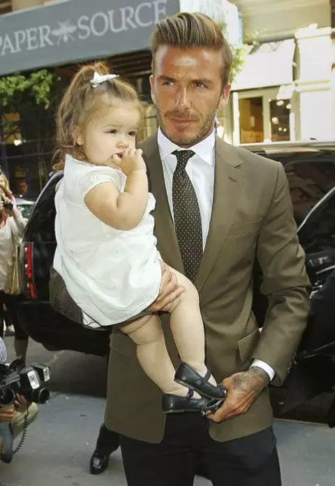 David Beckham, tatuaj nou pentru fetița lui, Harper