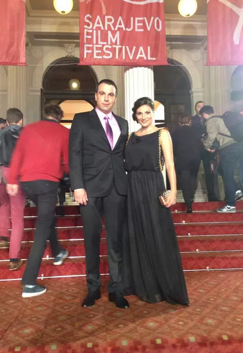 Ioana Ginghină şi Alexandru Papadopol – Pe covorul roşu, la Festivalul de Film de la Sarajevo