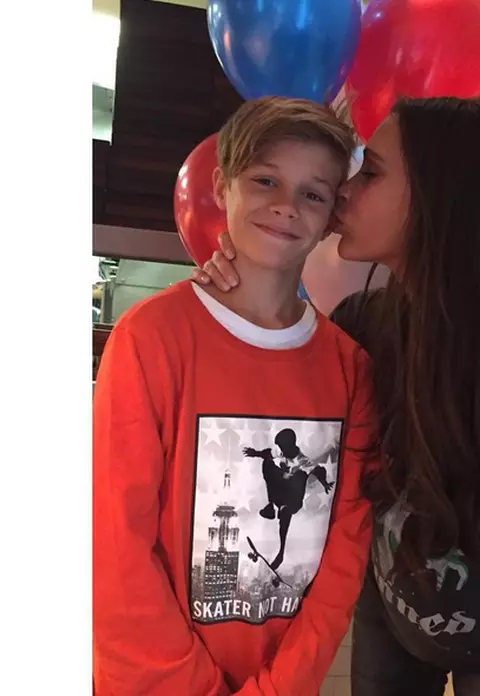 David şi Victoria Beckham l-au sărbătorit pe fiul lor, Romeo