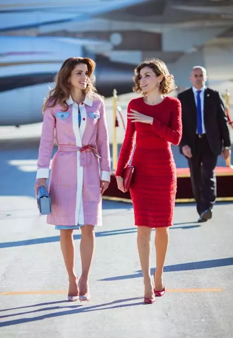 Cele mai frumoase regine – Rania a Iordaniei şi Letizia a Spaniei s-au întâlnit la Madrid