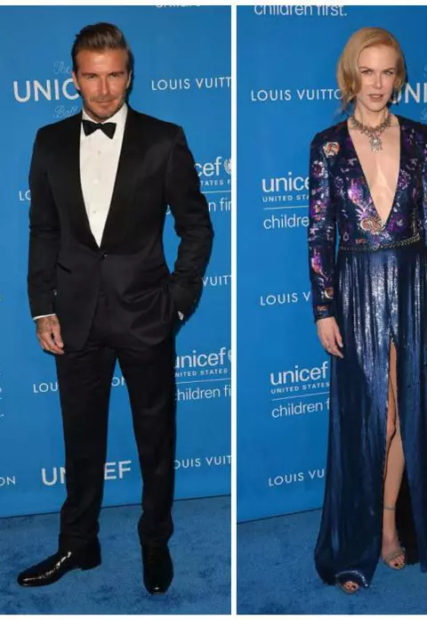 Vedete la Balul UNICEF în onoarea lui David Beckham
