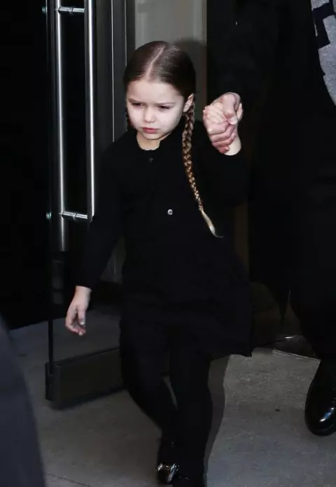 La 4 ani, Harper Beckham este un fashion icon în devenire
