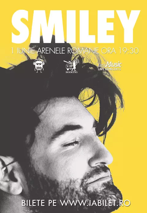 Concert Smiley & the band pe 1 iunie la Arenele Romane