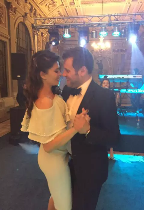 Alina Puşcaş şi-a botezat băieţelul