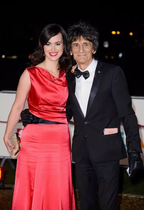 Ronnie Wood a devenit tată la 68 de ani