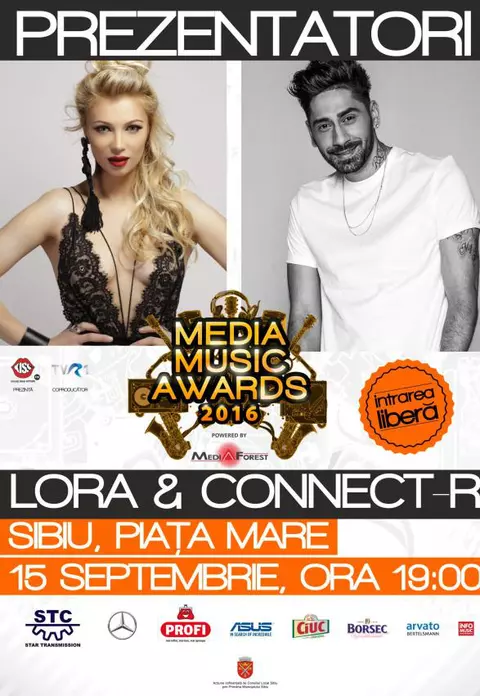 Lora si Connect-R prezintă premiile industriei muzicale româneşti - VIDEO