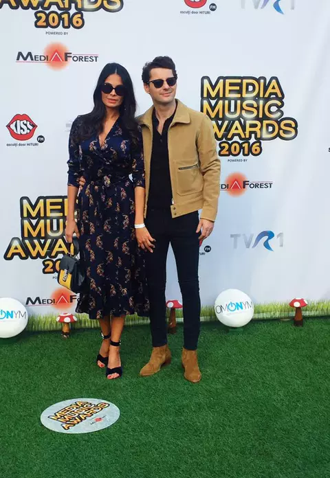 Anca Serea şi Adrian Sînă – Cuplul serii la Media Music Awards 2016