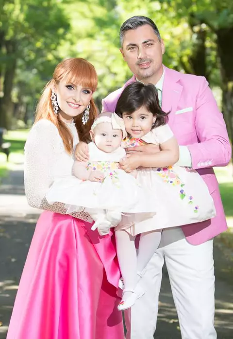 Alina Sorescu şi Alexandru Ciucu şi-au botezat fetiţa cea mică