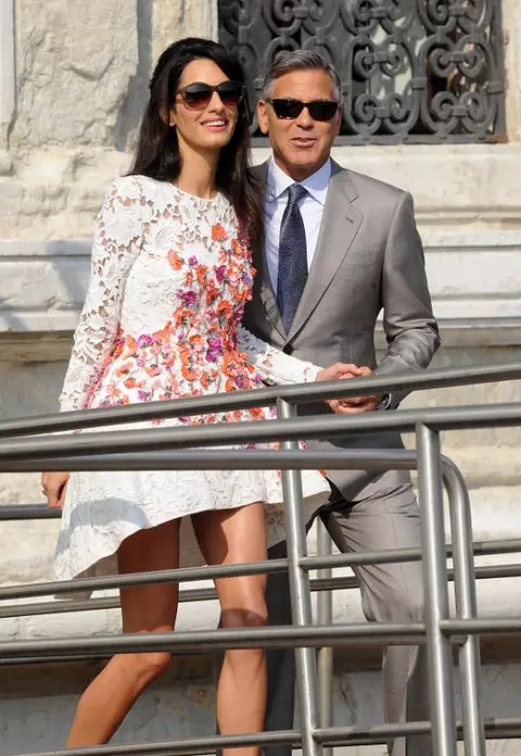 Amal și George Clooney, doi ani de căsnicie