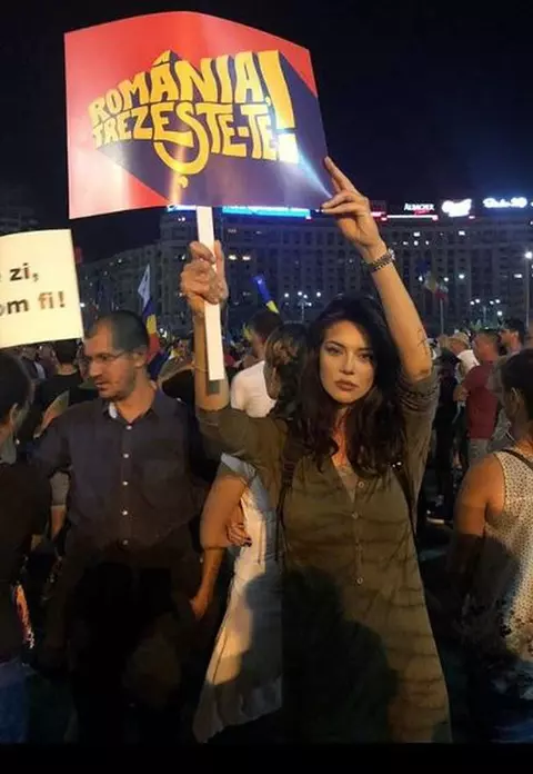 Vedete care au mers la protestul din București