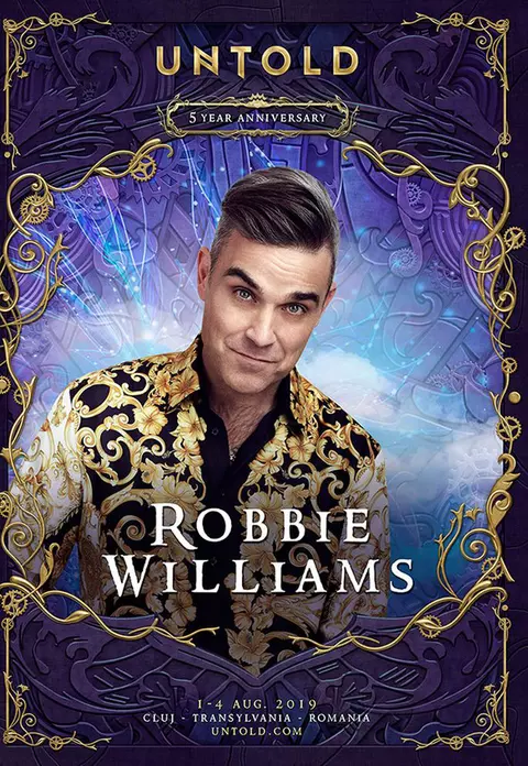Robbie Williams vine în România! Este surpriza ediției aniversare a mega-festivalului UNTOLD