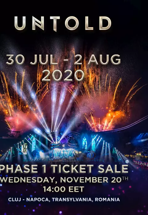 Când are loc Untold 2020. Primele abonamente vor fi puse în vânzare pe 20 noiembrie