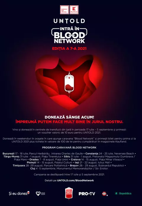 (P) Donează sânge și mergi în acest an la cel mai așteptat festival de muzică din Europa, Untold!