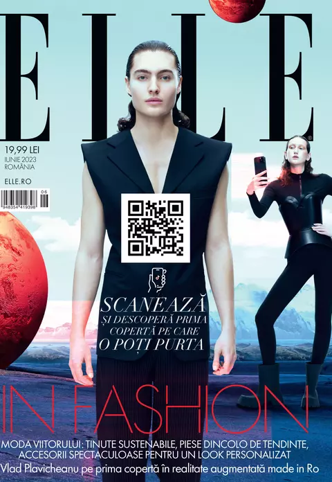 Revista ELLE lansează prima copertă pe care o poți purta din România