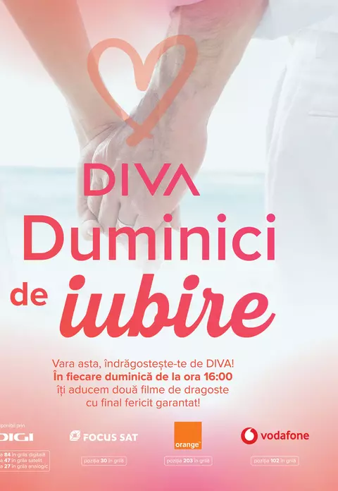 Vara asta, îndrăgostește-te de DIVA, în fiecare duminică de la ora 16:00