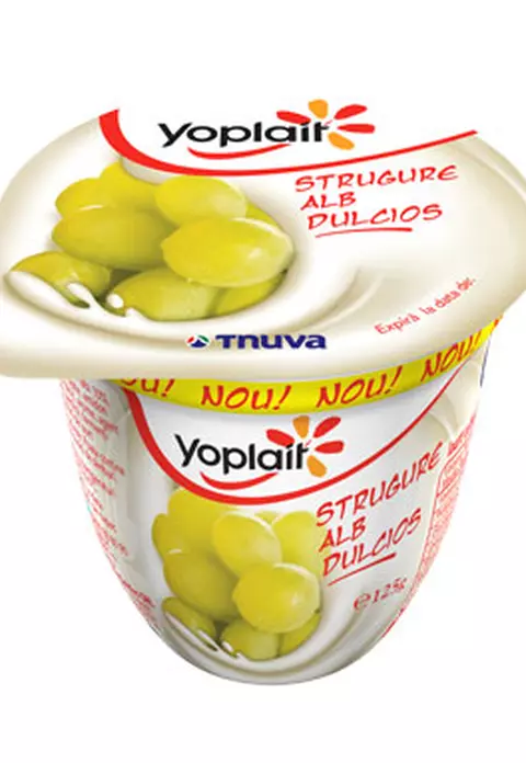Noul iaurt Yoplait Strugure Alb Dulcios de la Tnuva