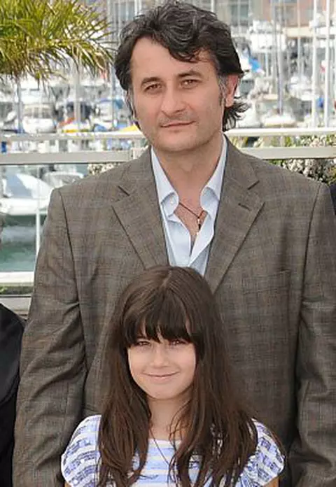 Cristi Puiu, impreuna cu fiica la Cannes
