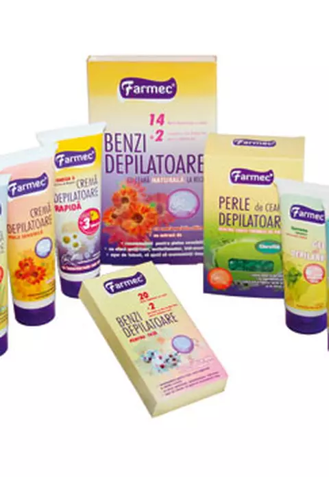 Farmec extinde gama de produse depilatoare si schimba ambalajele