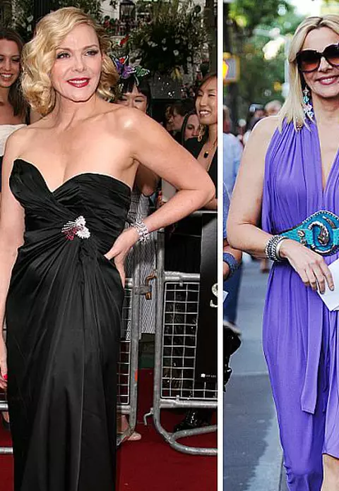 Kim Cattrall - Par ondulat sau drept?