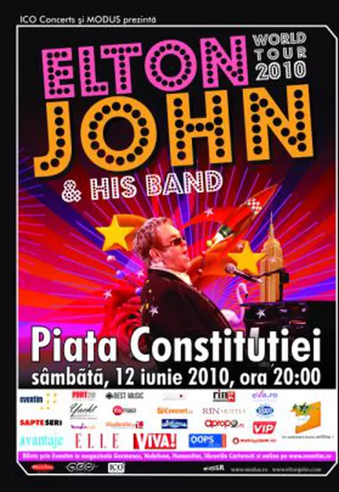 Concert Elton John la Bucuresti