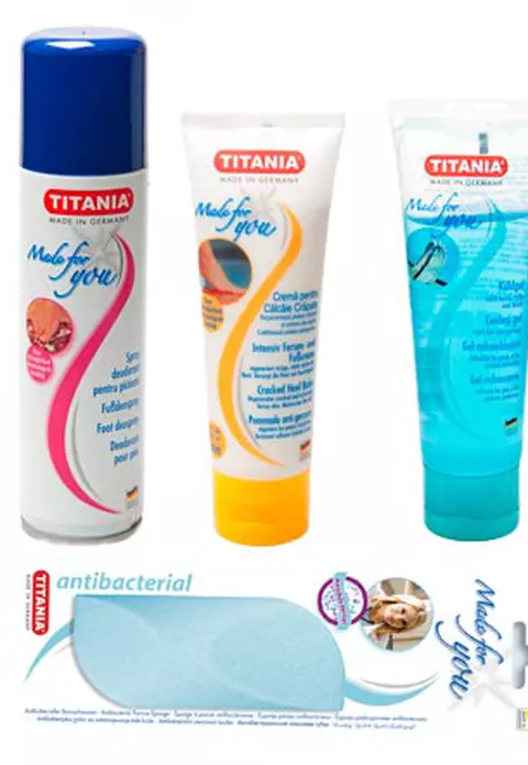 Ingrijire pentru picioarele tale, de la Titania