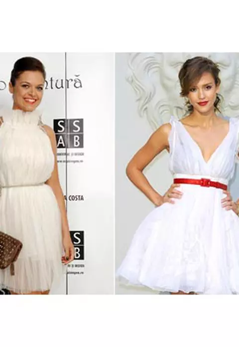 Raluca Lazarut vs. Jessica Alba- Cine poarta mai bine rochia alba?