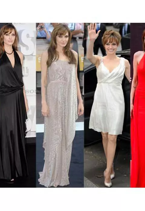 Angelina Jolie - Patru orase, patru tinute - Care iti place?