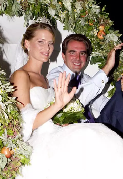 Nunta Printului Nikolaos al Greciei cu Tatiana Blatnik
