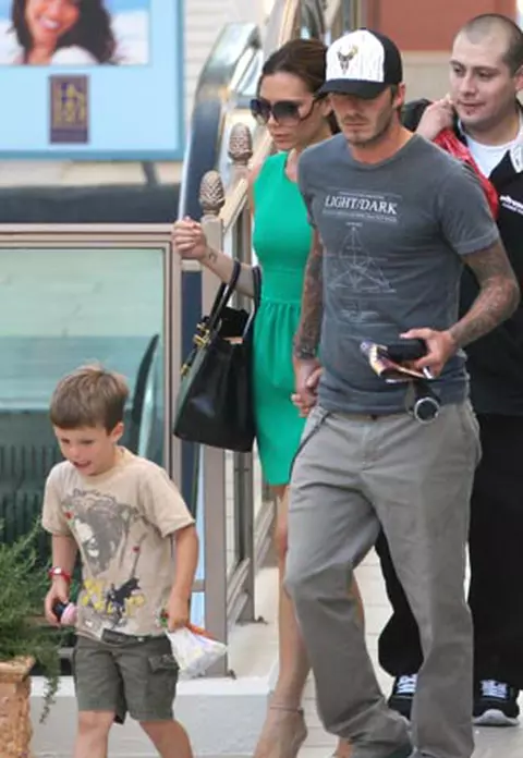 Sotii Beckham au dat petrecere pentru  fiul lor, Romeo